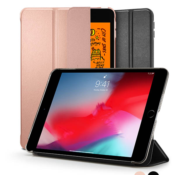 Bao Da Ipad Mini 5 2019 Spigen Smart Fold Siêu Mỏng, Trong Suốt