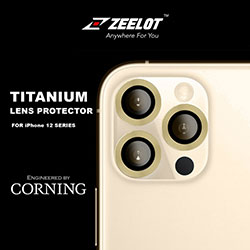 Miếng dán bảo vệ Camera iPhone 12 Pro Max / S22 Ultra Zeelot Titanium cường lực