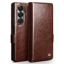 Bao da Galaxy Z Fold 7 Qlino Wallet da bò thật