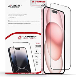 Kính cường lực iPhone 15 Plus Zeelot SOLIDsleek Retina Clear 2.5D+