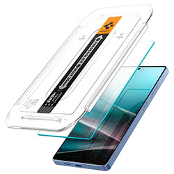 Dán kính cường lực Galaxy S25 Ultra Spigen Glas.tR EZ Fit HD + khung tự dán