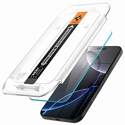 Kính cường lực iPhone 16/15 Spigen Glas.tR EZ FIT - Không có viền đen