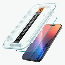 Kính cường lực iPhone 17 Pro/17 Spigen Glas.tR EZ FIT - Không có viền đen