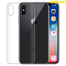 Miếng dán Full mặt sau iPhone XS Max trong suốt