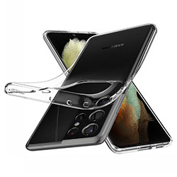 Ốp lưng Samsung S21 Ultra Spigen Liquid Crystal trong suốt