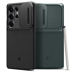 Ốp lưng Samsung S25 Ultra Spigen Optik Armor bảo vệ Camera